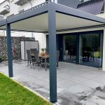 EGHUUN Pergola Mezzo, Louvered Roof, Electric and Remote Controlled photo review