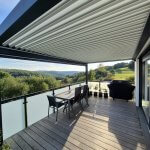 EGHUUN Pergola Mezzo, Louvered Roof, Electric and Remote Controlled photo review