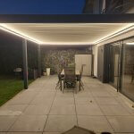 EGHUUN Pergola Mezzo, Louvered Roof, Electric and Remote Controlled photo review
