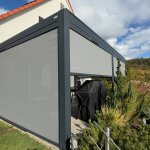 EGHUUN Pergola Mezzo, Louvered Roof, Electric and Remote Controlled photo review