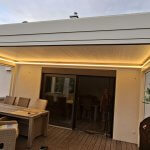 EGHUUN Pergola Mezzo, Louvered Roof, Electric and Remote Controlled photo review